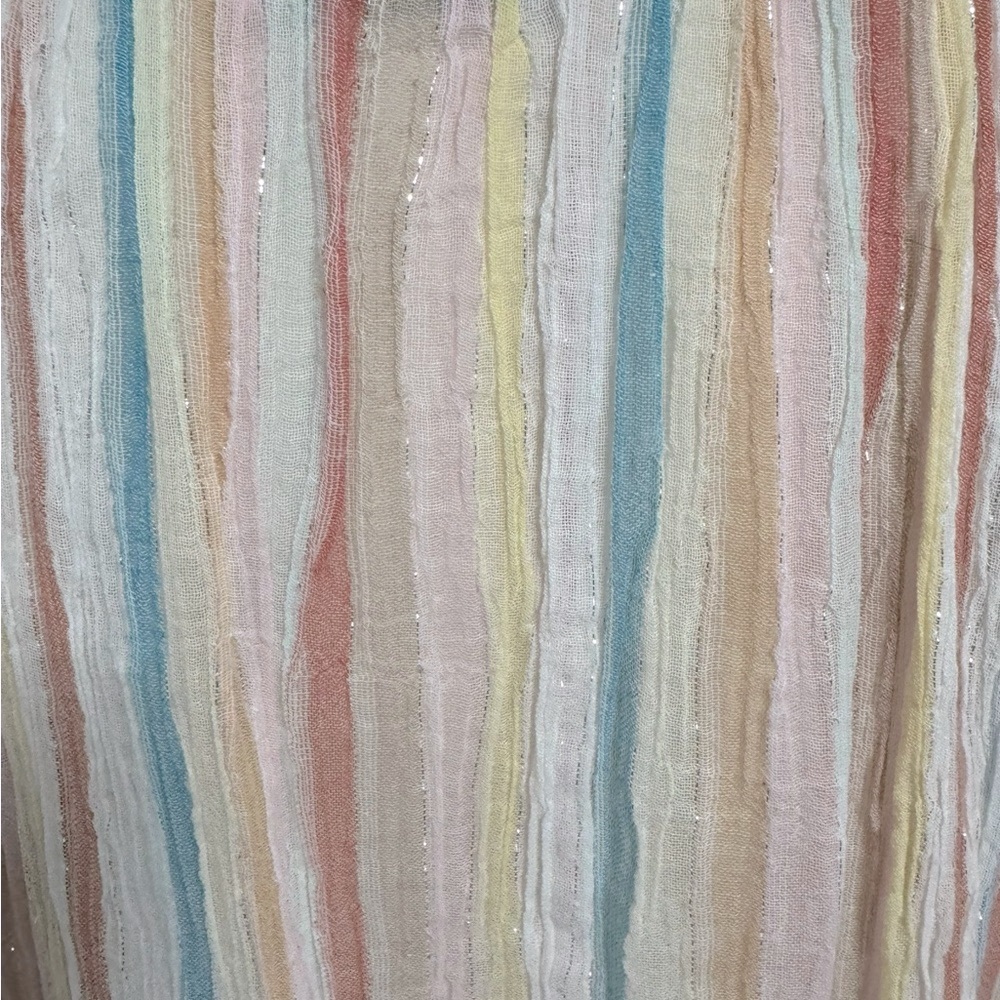 Mes Demoiselles Paris s/s striped cotton gauze blouse. Size 36 (XL). EUC - Picture 6 of 10